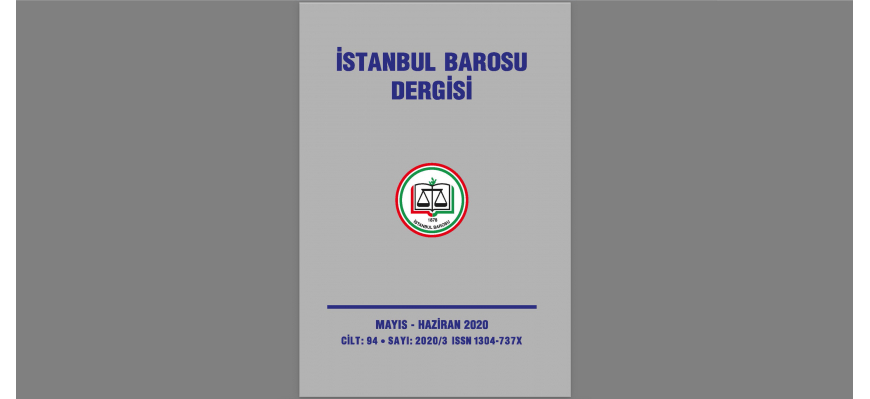 Bölme Def'i |İstanbul Barosu Dergisi C.94 Sayı: 2020/3 s.172